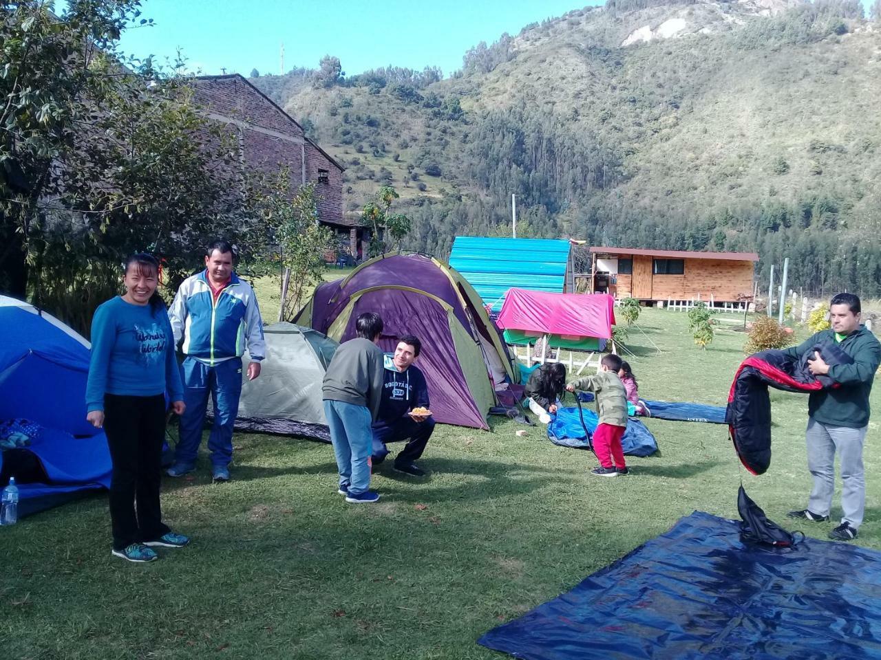 Bahareque Casa Camping Villa Monguí Exterior foto